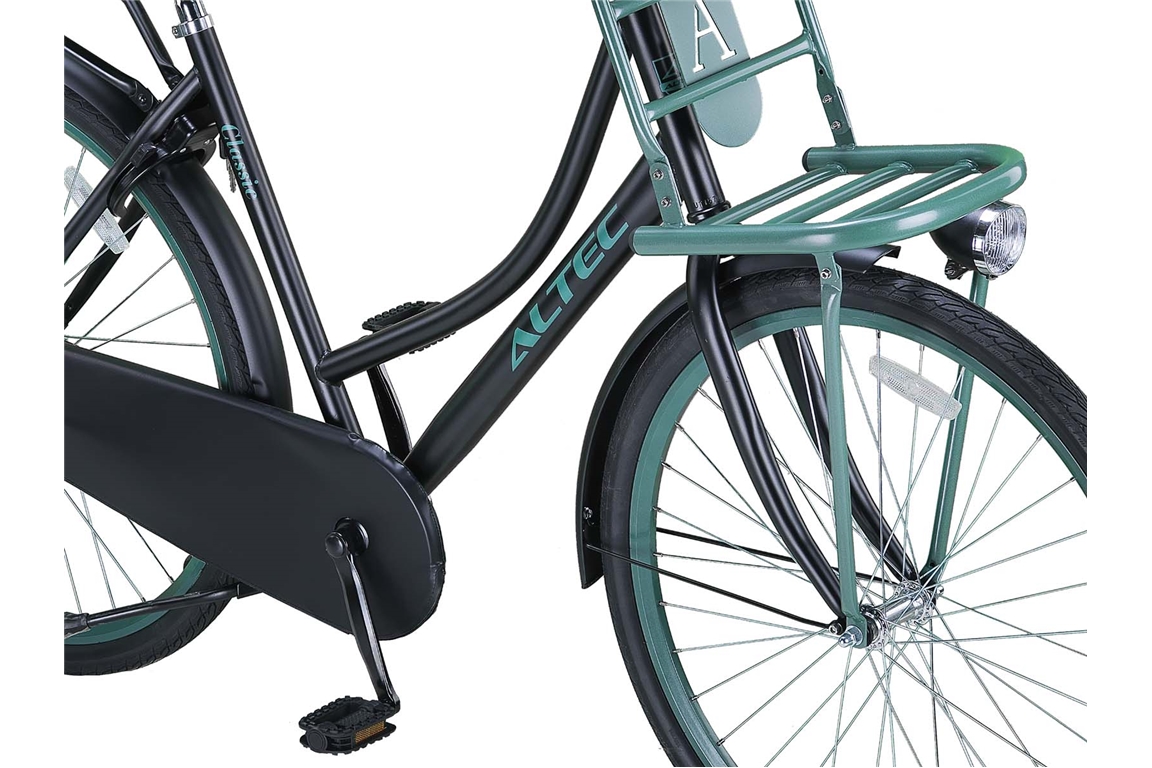 altec classic 28inch transportfiets zwartarmy green 2020 nieuw 4