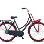 altec classic 28inch transportfiets zwartrood 2020 nieuw