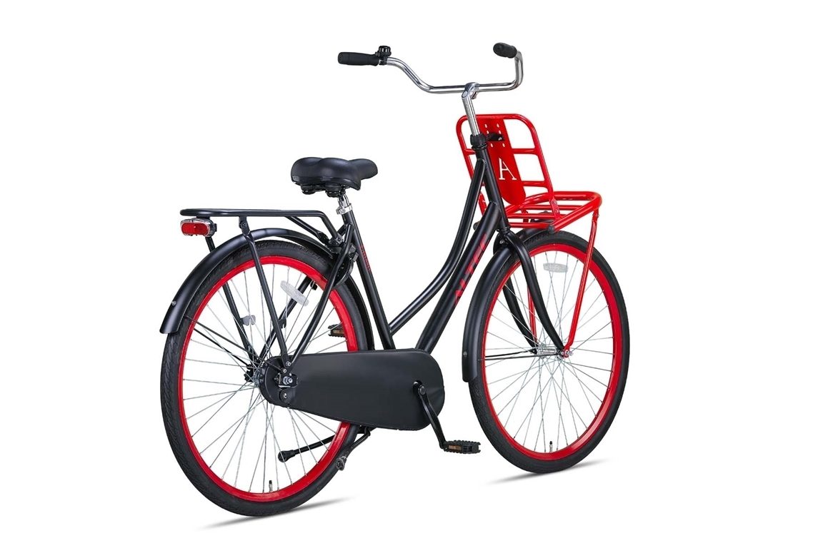 altec classic 28inch transportfiets zwartrood 2020 nieuw 2