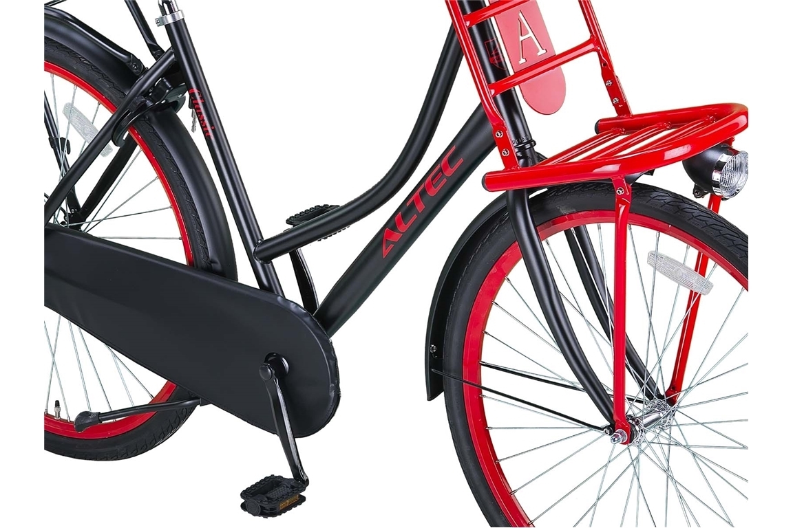 altec classic 28inch transportfiets zwartrood 2020 nieuw 4