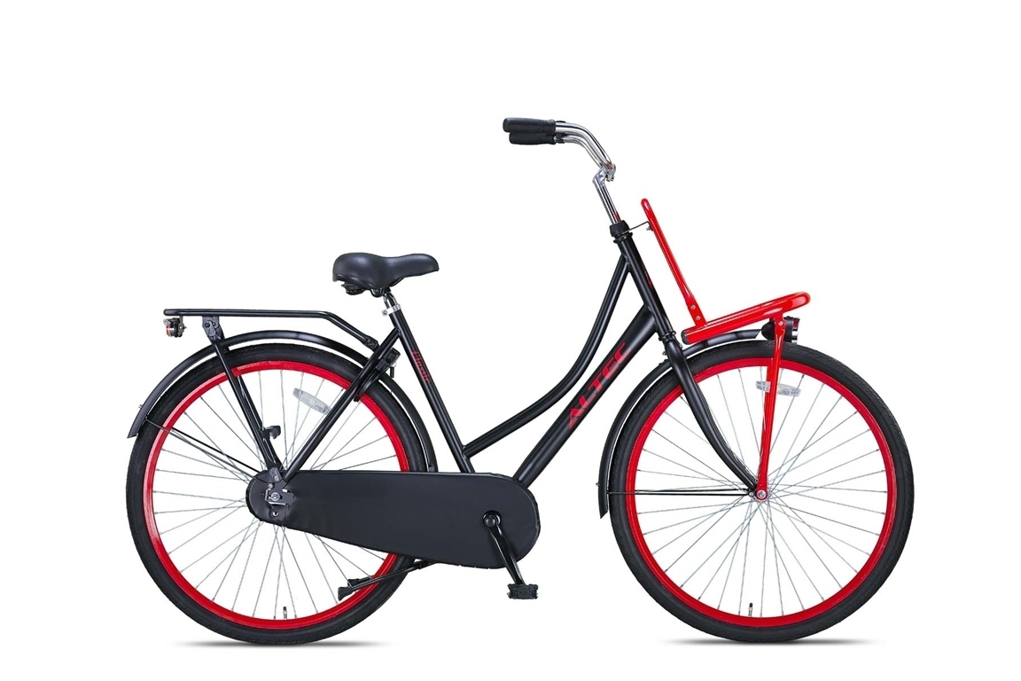 Altec Classic 28inch Transportfiets Zwart-Rood 2020 Nieuw