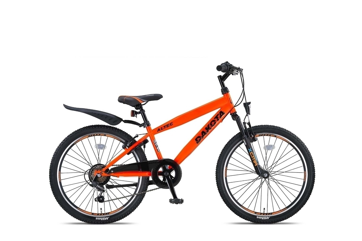 altec dakota 24inch jongensfiets 7speed neon orange nieuw rrrr