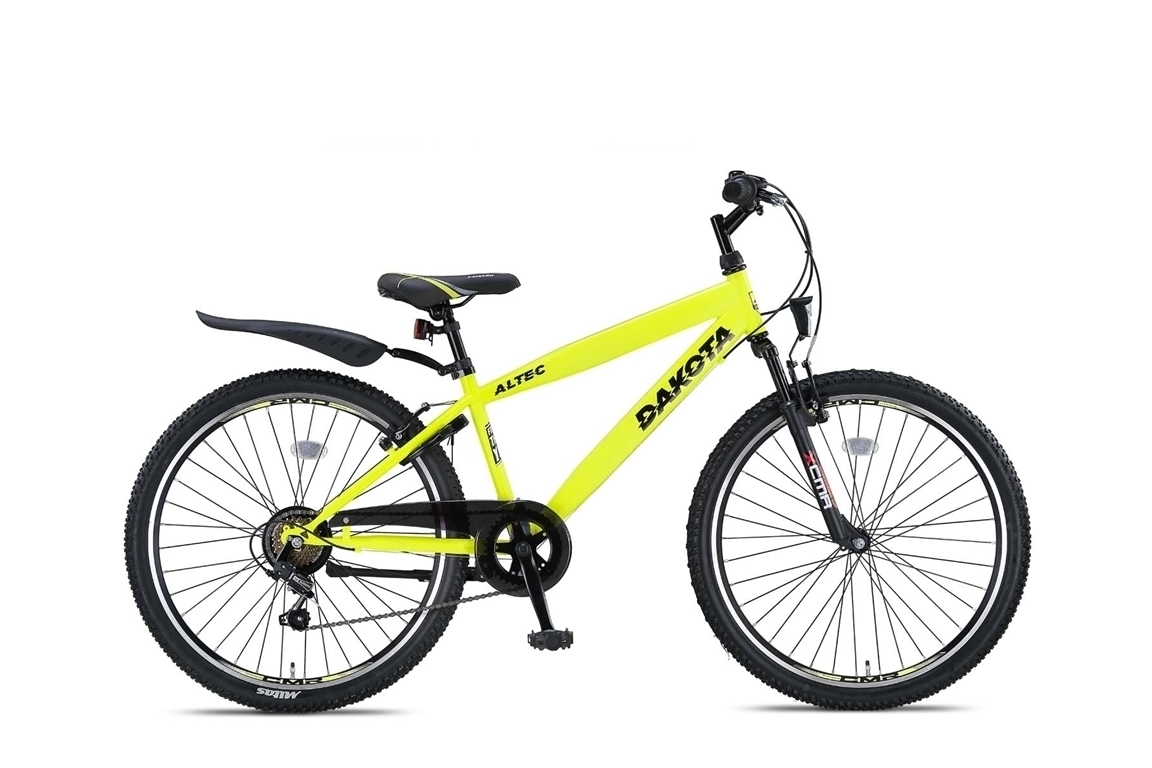 altec dakota 26inch jongensfiets 7speed neon lime nieuw rrrr