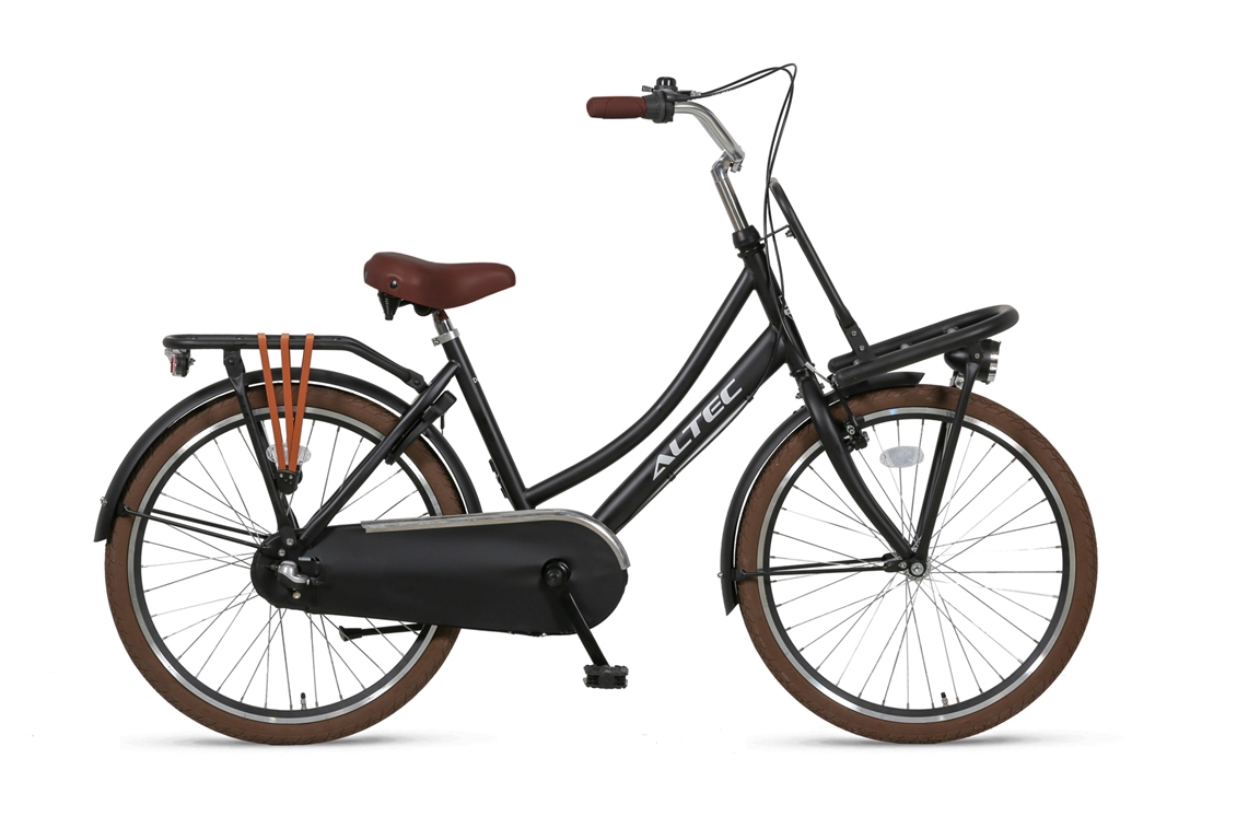 Altec Dutch 24inch Transportfiets N-3 Mat Zwart Nieuw 2020