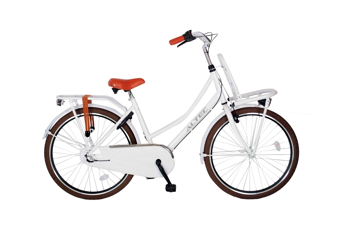 altec dutch 26inch transportfiets n3 snow white