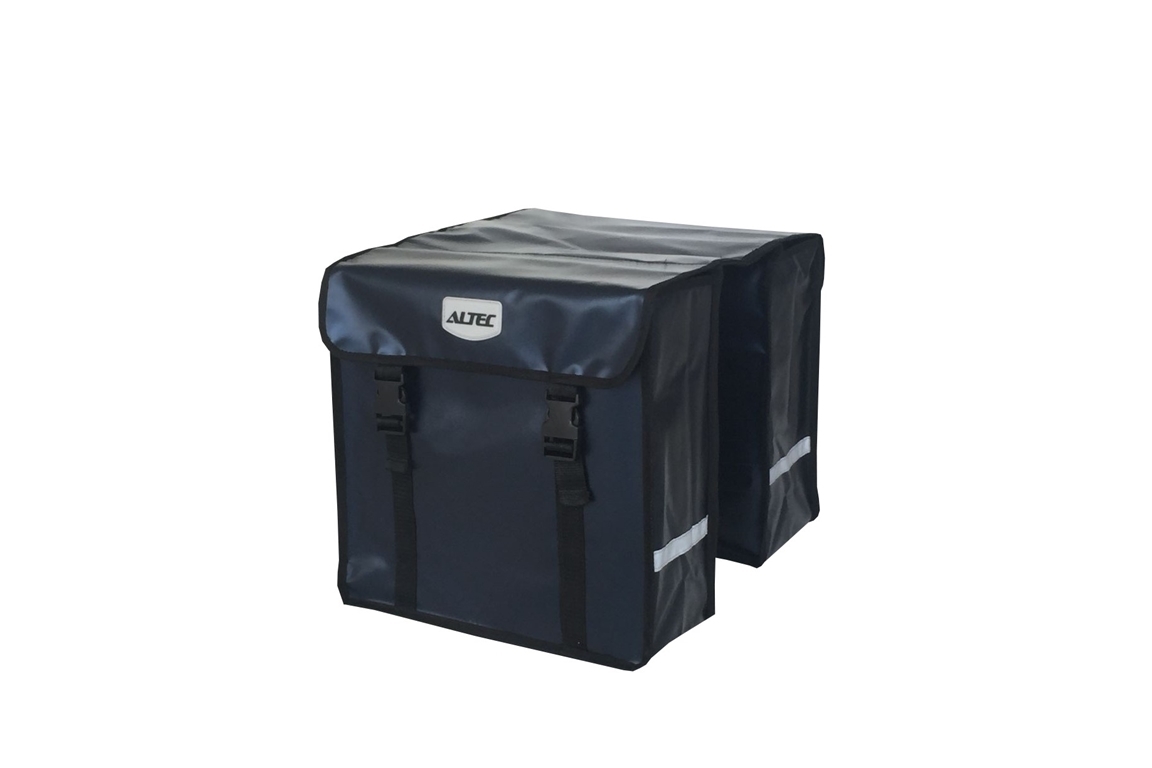 Altec Fietstas Bisonyl Dubbel Blauw 38x13x36 / 40L  ***** ACTIE AFGEPRIJSD ****