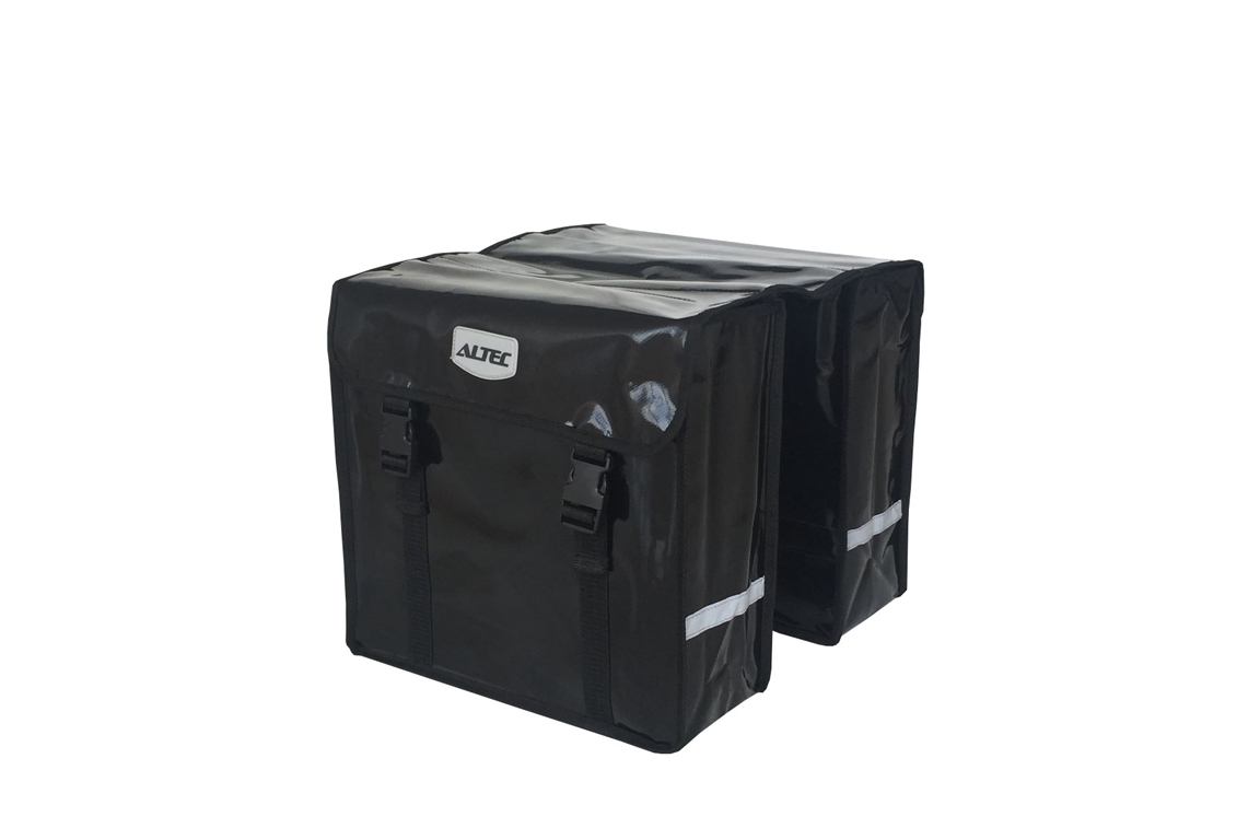 Altec Fietstas Bisonyl Dubbel Zwart 38x13x36 / 40L ***** ACTIE AFGEPRIJSD ****