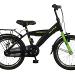 altec hero 18 inch jongensfiets zwartgroen
