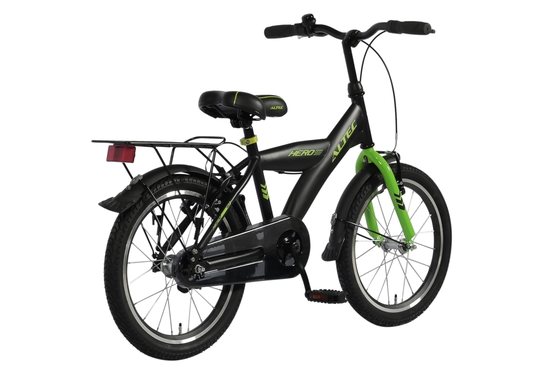 altec hero 18 inch jongensfiets zwartgroen 2
