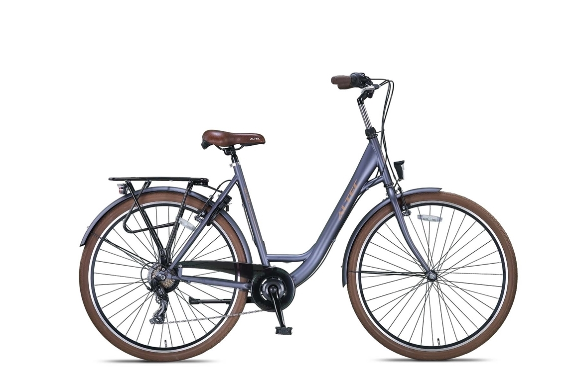 altec metro 28inch damesfiets 49cm mat grey 2020 nieuw