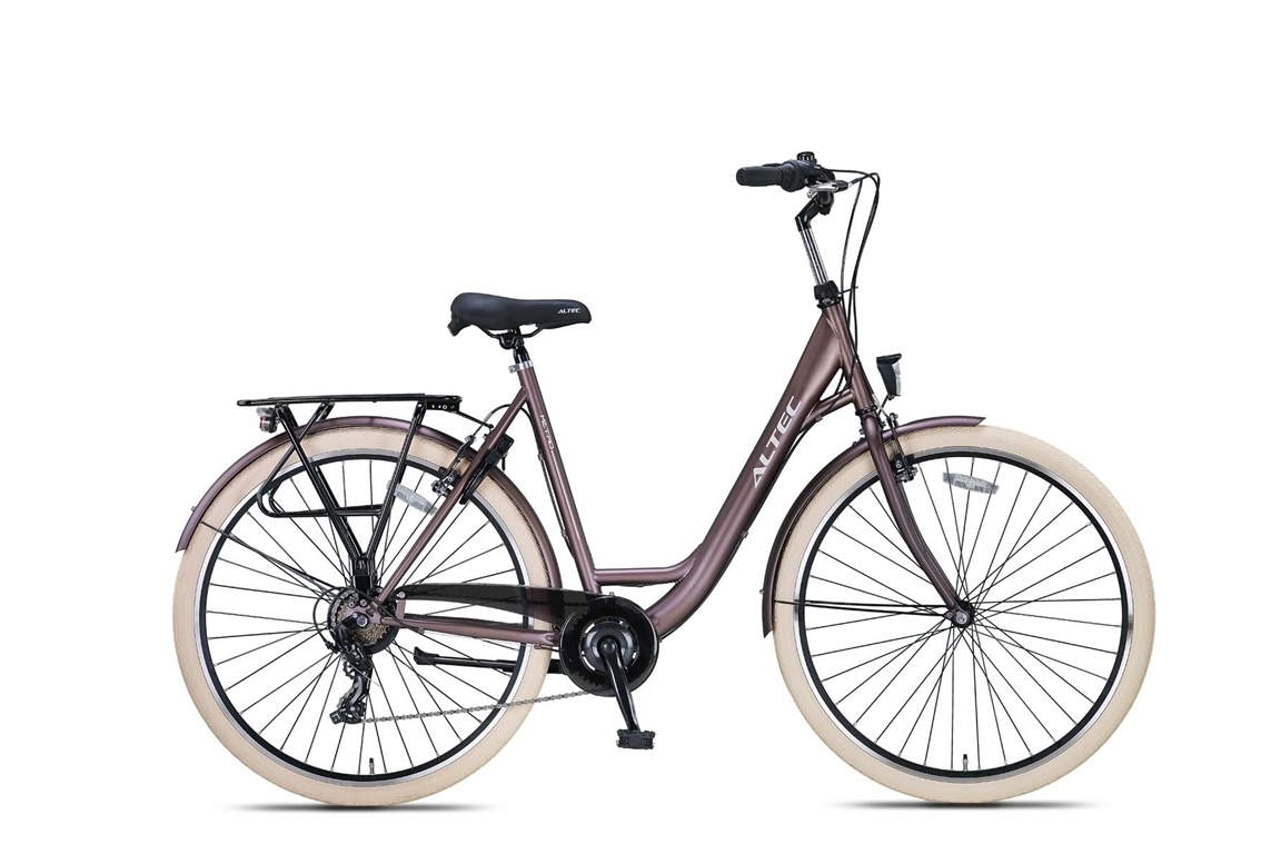 altec metro 28inch damesfiets 49cm terra brown 2020 nieuw