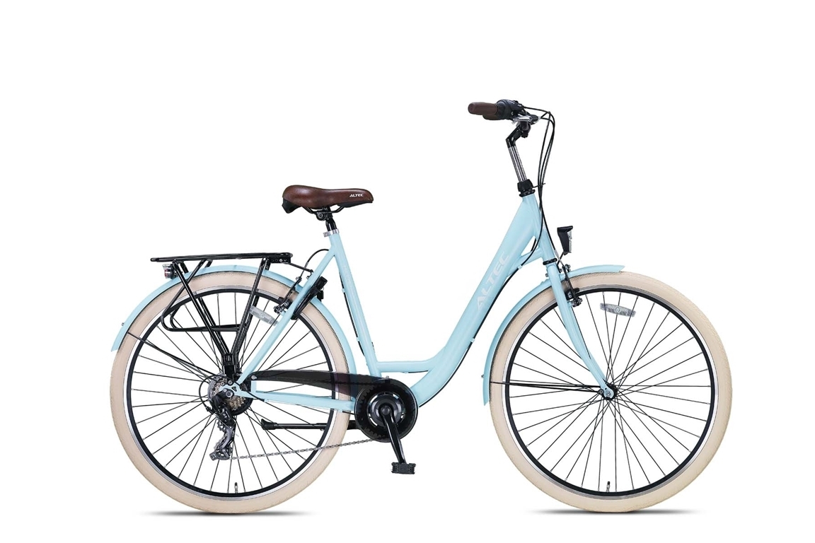 altec metro 28inch damesfiets 55cm sky blue 2020 nieuw rrr