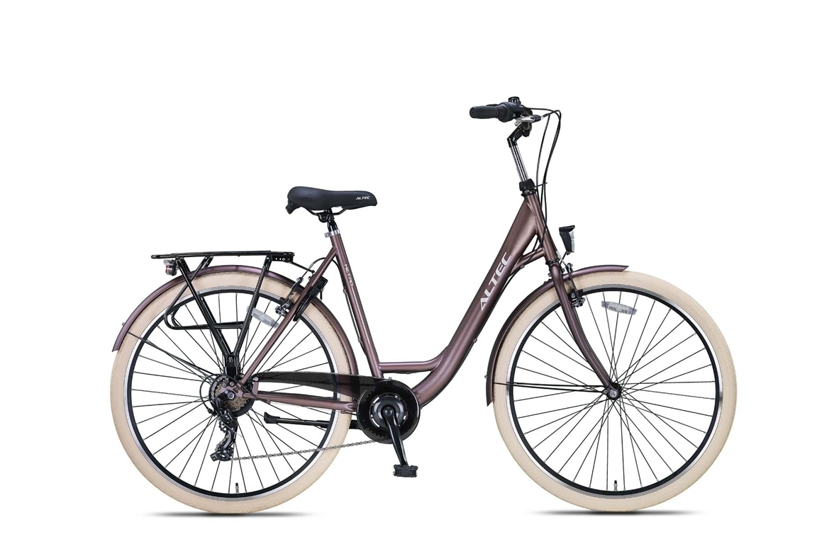 altec metro 28inch damesfiets 55cm terra brown 2020 nieuw rrr