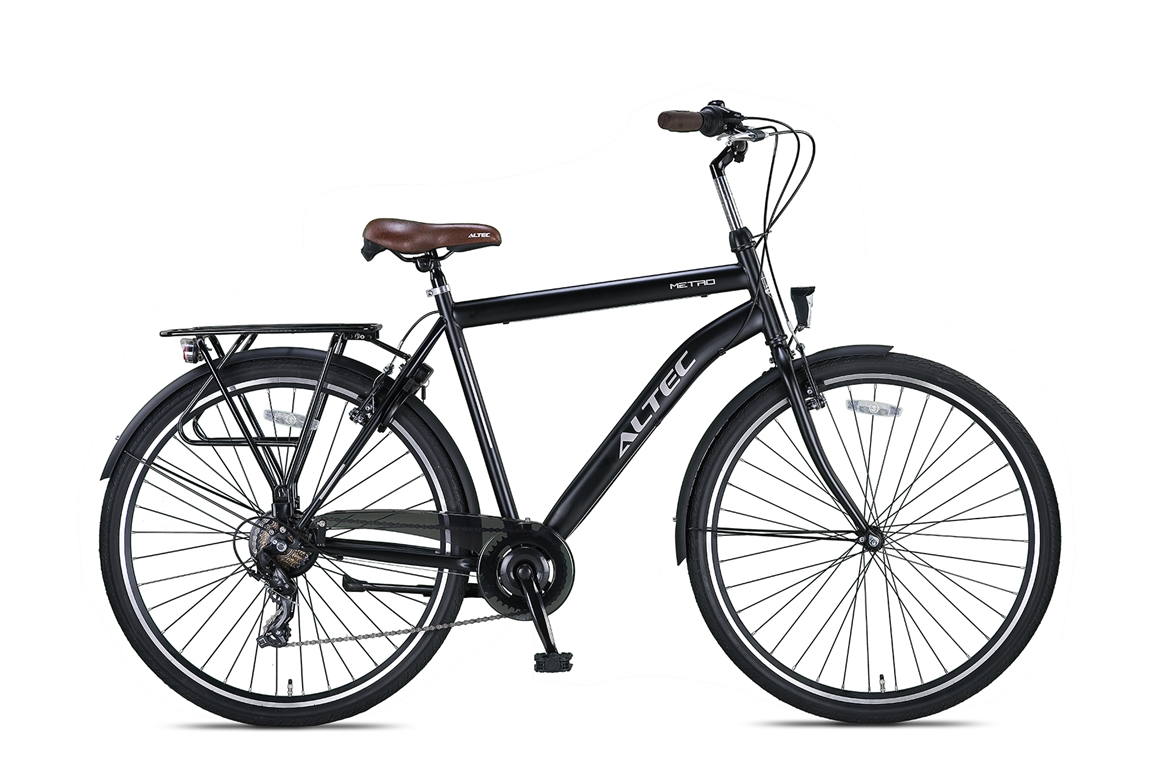 altec metro 28inch herenfiets 50cm mat zwart 2020 nieuw rrr