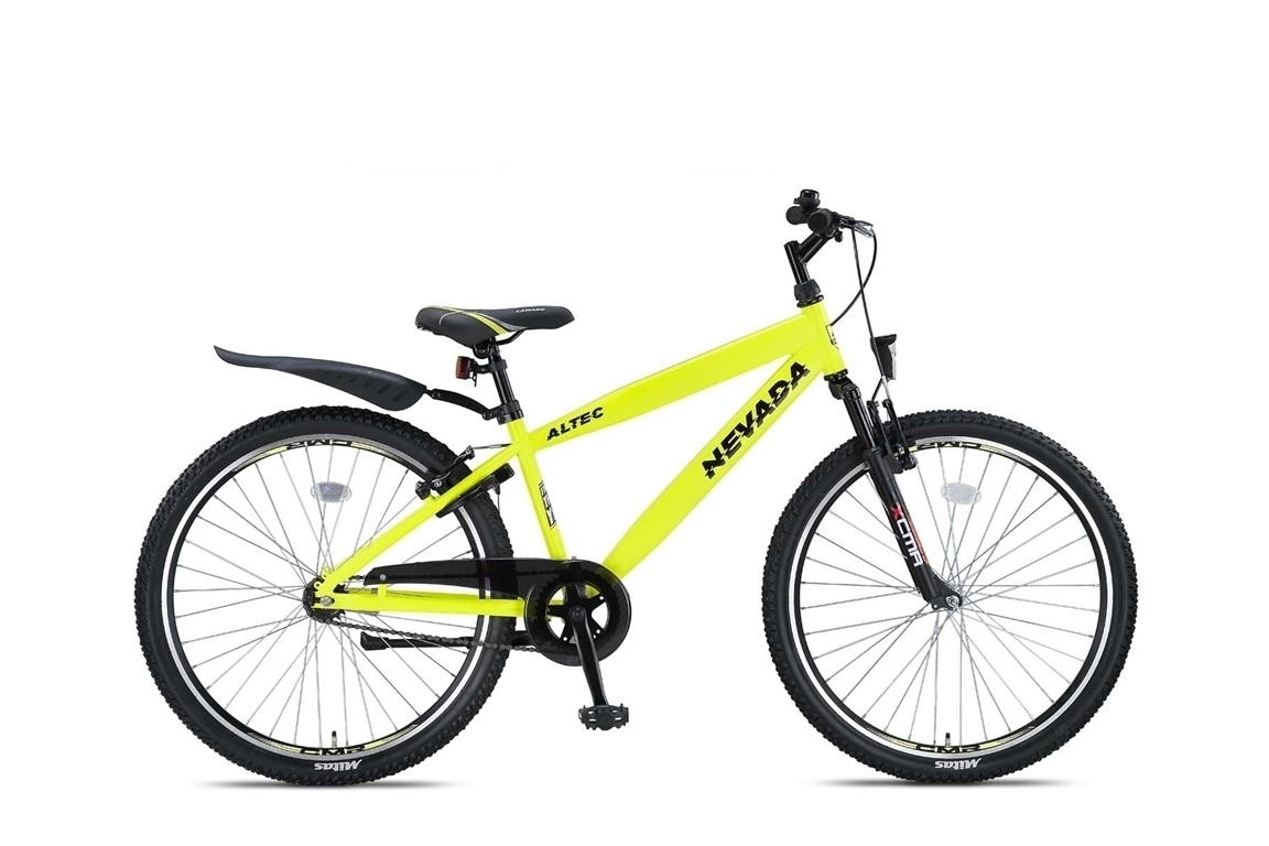 Altec Nevada 24inch Jongensfiets Neon Lime Nieuw