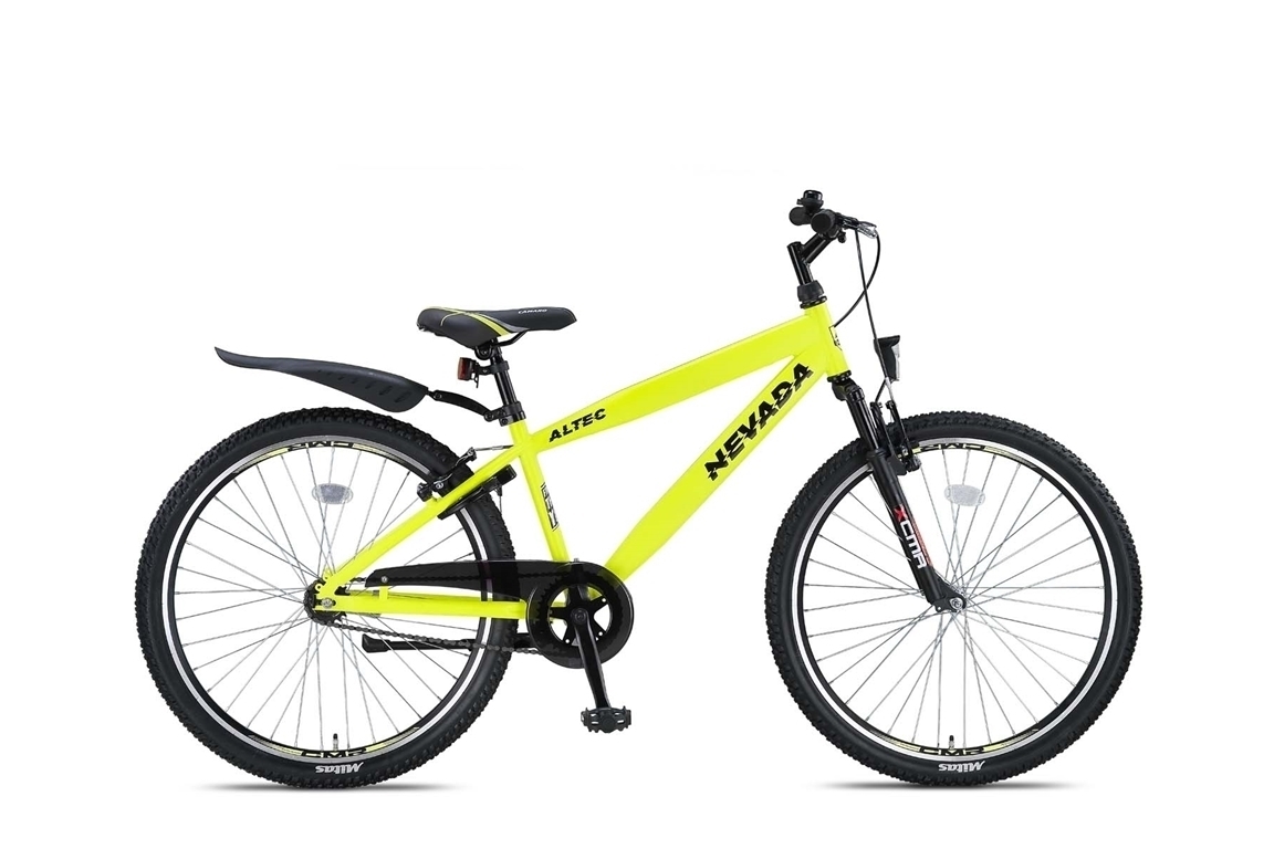 altec nevada 24inch jongensfiets neon lime nieuw rrrr