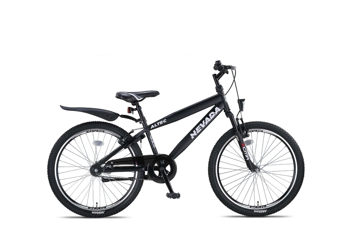 Altec Nevada 24inch Jongensfiets Zwart Nieuw