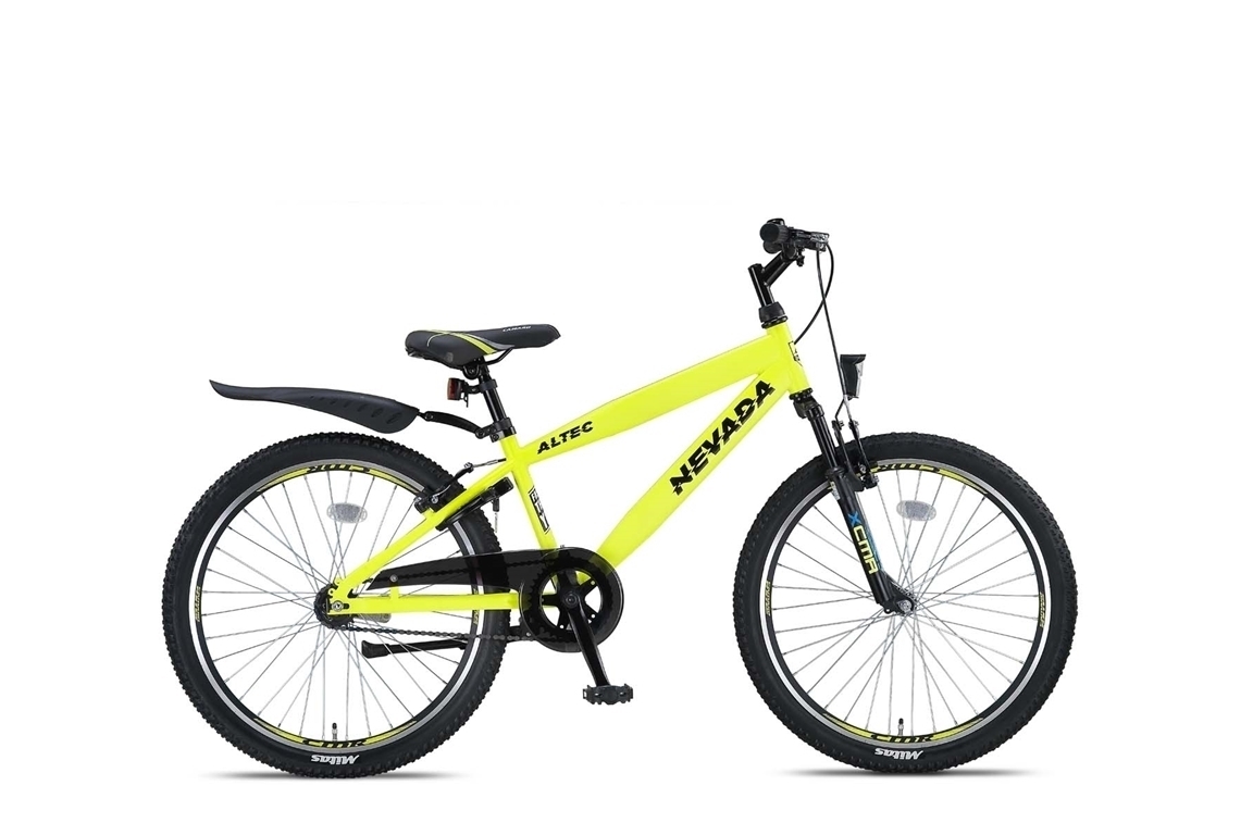 Altec Nevada 26inch Jongensfiets Neon Lime Nieuw