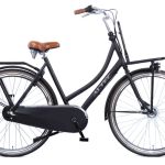 altec retro transportfiets n3 50 cm dames zwart