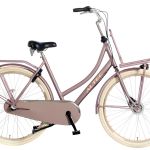 altec retro transportfiets n3 57 cm dames copper roze