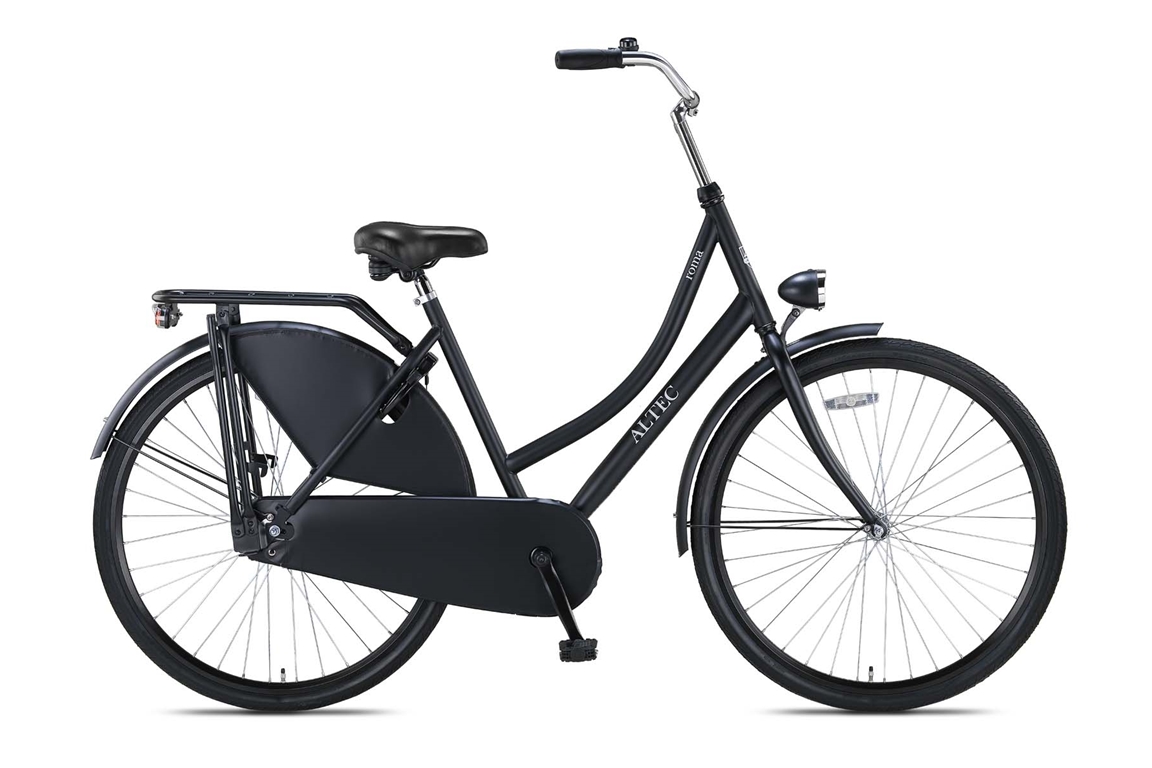 Altec Roma 28 inch Omafiets Mat Zwart 59cm 2020 Nieuw