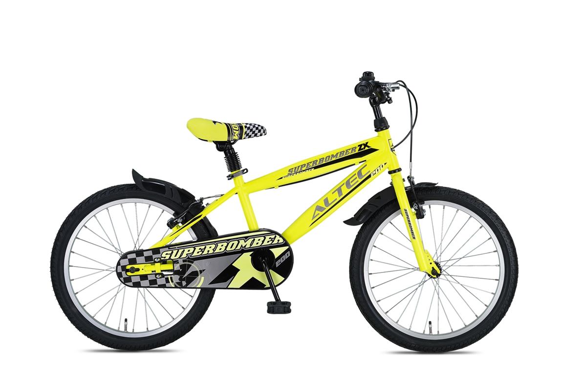 altec super bomber 20inch jongensfiets lime green 2020 nieuw