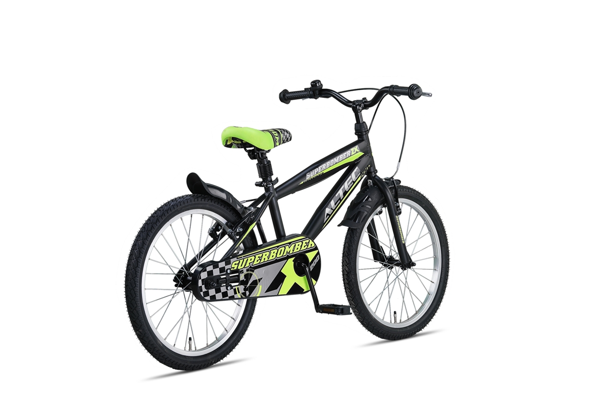 altec super bomber 20inch jongensfiets zwartgroen 2020 nieuw 2