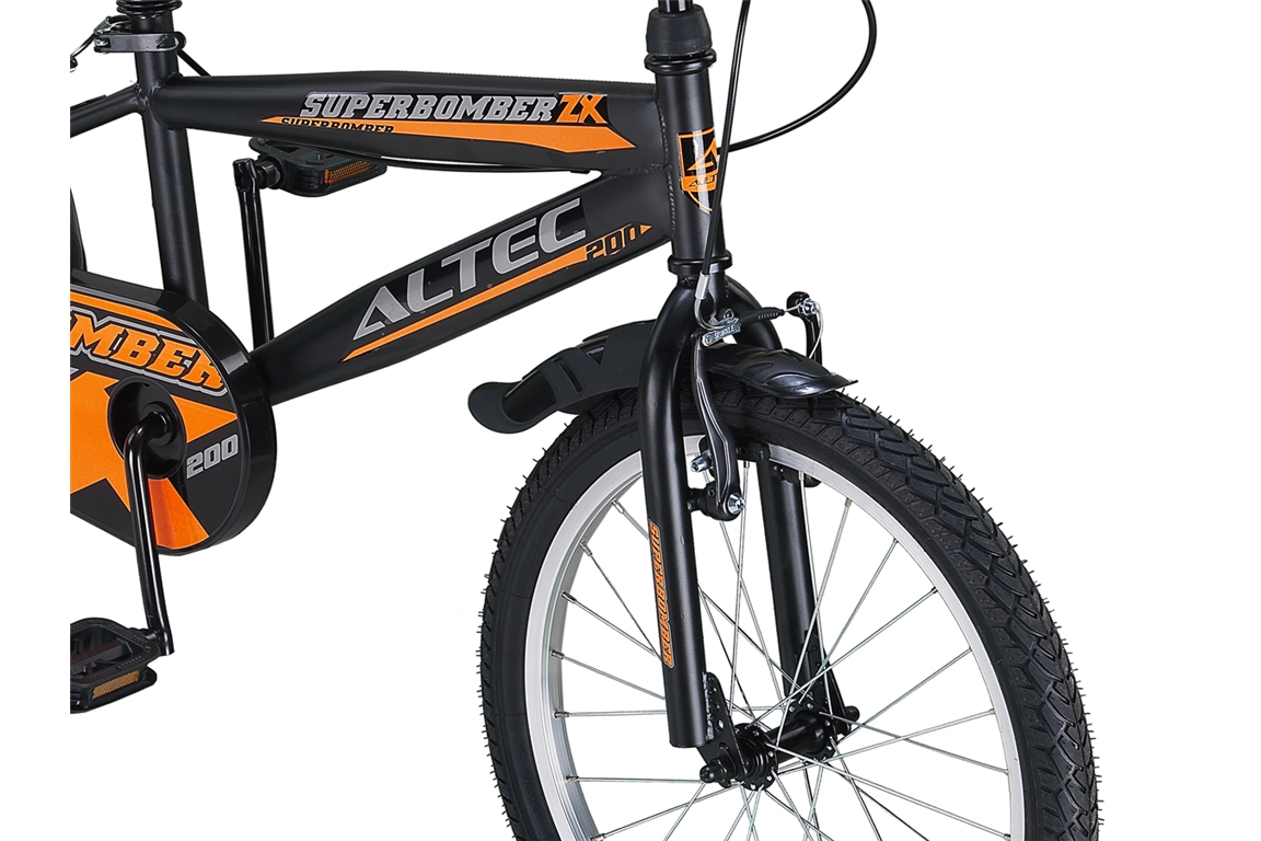 altec super bomber 20inch jongensfiets zwartoranje 2020 nieuw 4