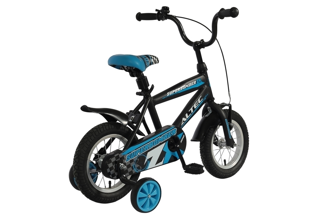 altec superbomber 12 inch zwartblauw jongensfiets 2