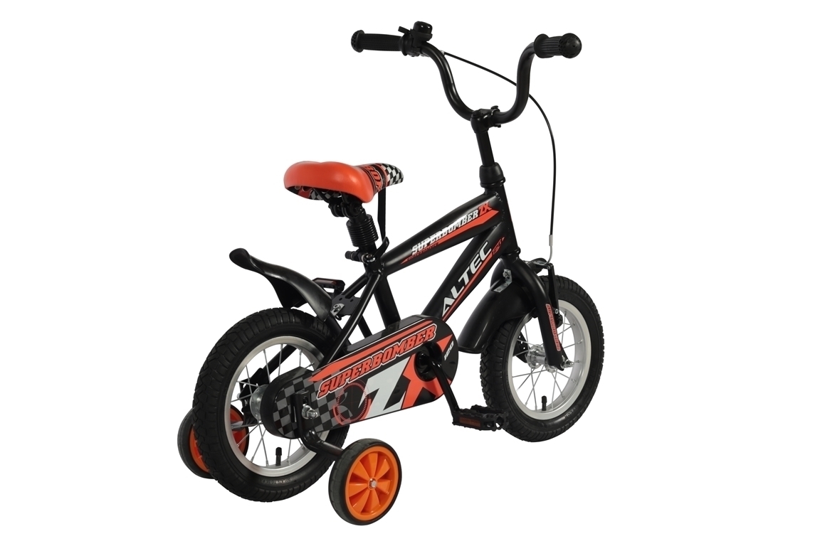 altec superbomber 12 inch zwartoranje jongensfiets 2