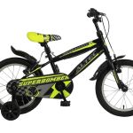 altec superbomber 16 inch zwartgeel jongensfiets
