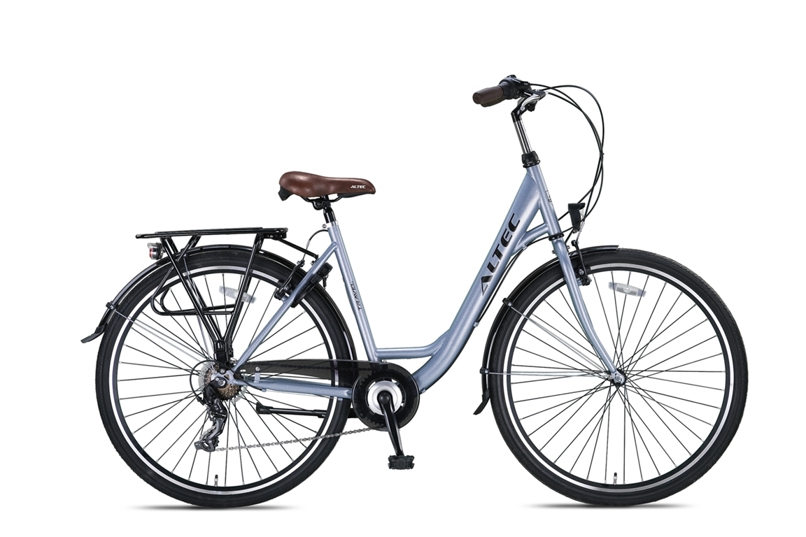 Altec Travel 28inch Damesfiets 50cm Mat Grijs 2020 Nieuw