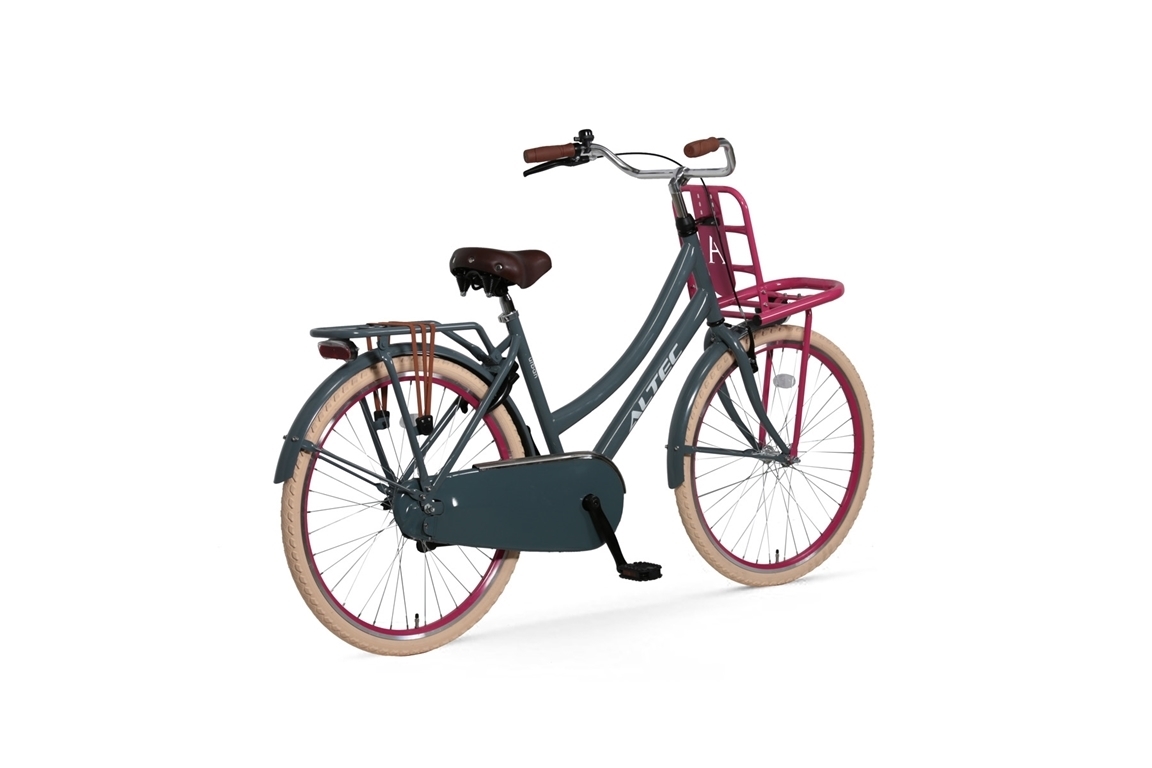 altec urban 24inch transportfiets graypink 2