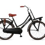 altec urban 24inch transportfiets zwart