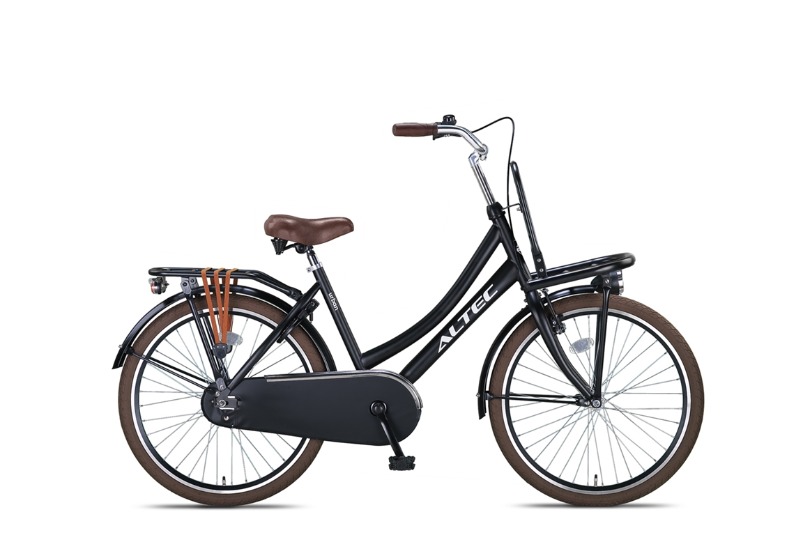 Altec Urban 24inch Transportfiets Zwart Nieuw 2020