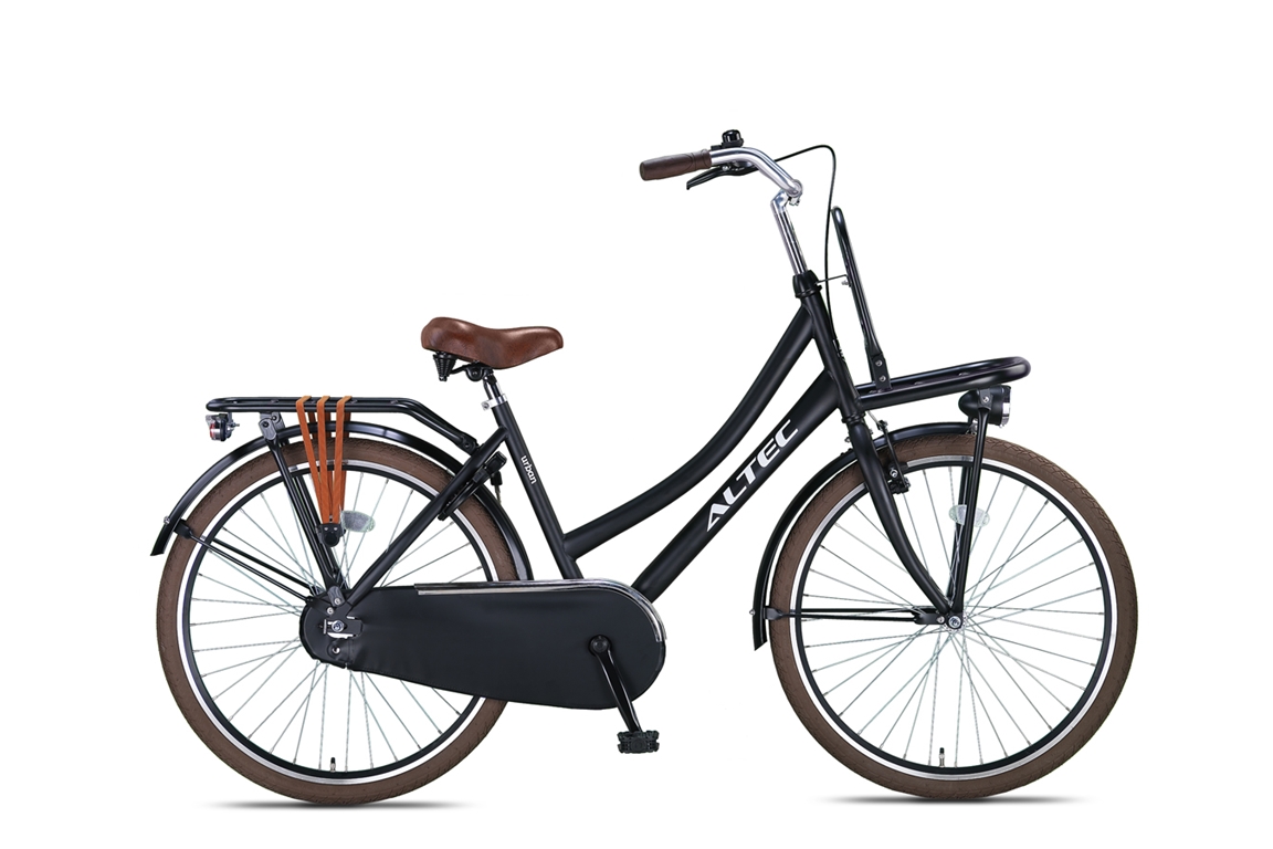 altec urban 26inch transportfiets zwart nieuw 2020