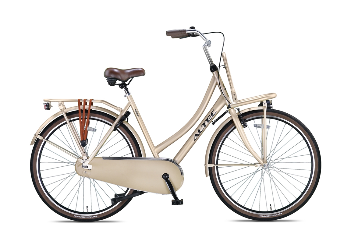 altec urban 28inch transportfiets 57cm gold nieuw 2020