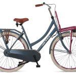 altec urban 28inch transportfiets gray pink