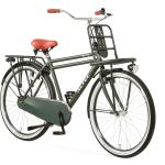 altec urban 28inch transportfiets heren 55 army green 2