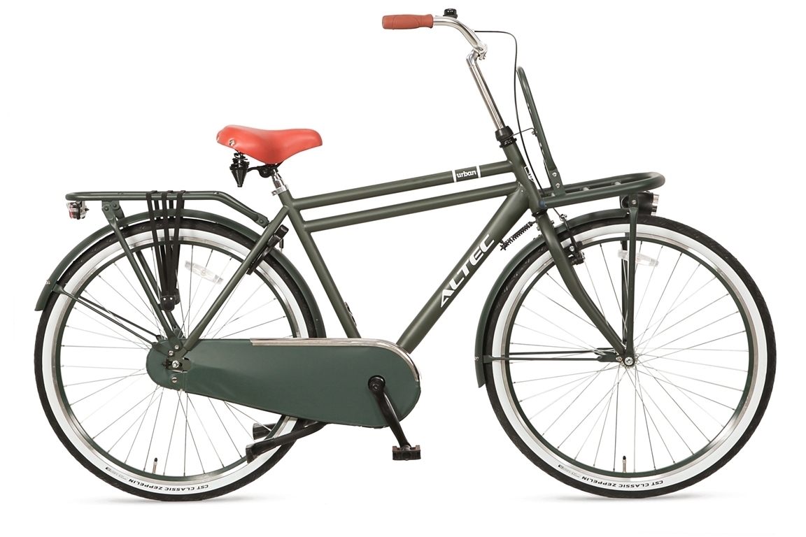 altec urban 28inch transportfiets heren 55 army green