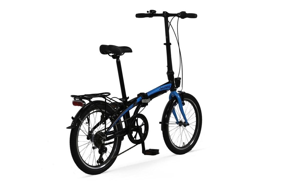 altec vouwfiets 20inch blackblue 2