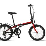 altec vouwfiets 20inch blackred nieuw