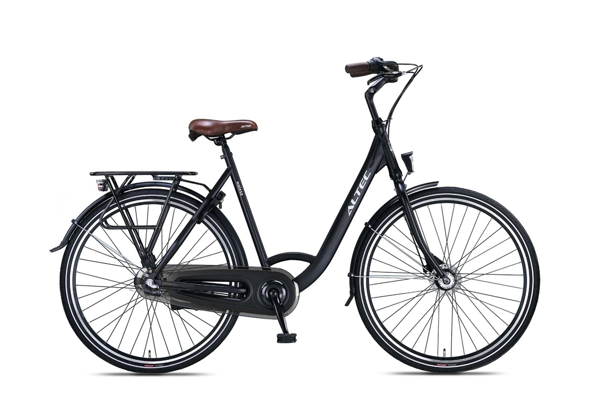 Altec Walesa 28 inch Damesfiets N-3-52cm Mat Zwart 2021 Nieuw