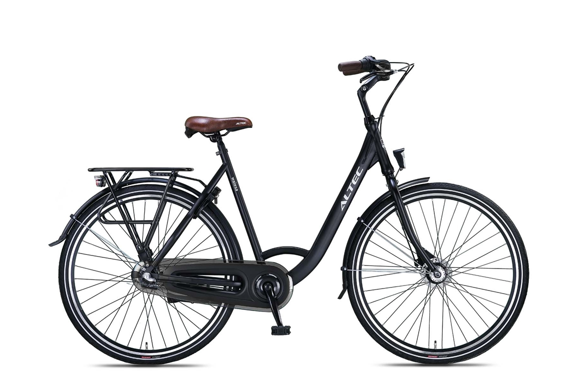 Altec Walesa 28 inch Damesfiets N-3-56cm Mat Zwart 2021 Nieuw