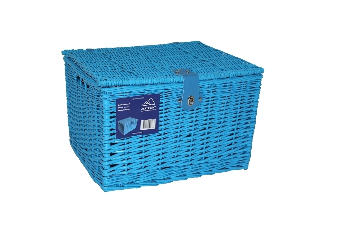 bakkersmand blauw large 49x41x32 actie uitverkoop laagste prijs garantie