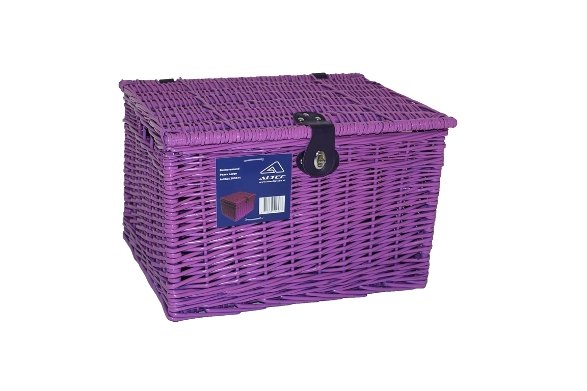 Bakkersmand Paars Large 49x41x32  *** ACTIE UITVERKOOP ***LAAGSTE PRIJS GARANTIE ***