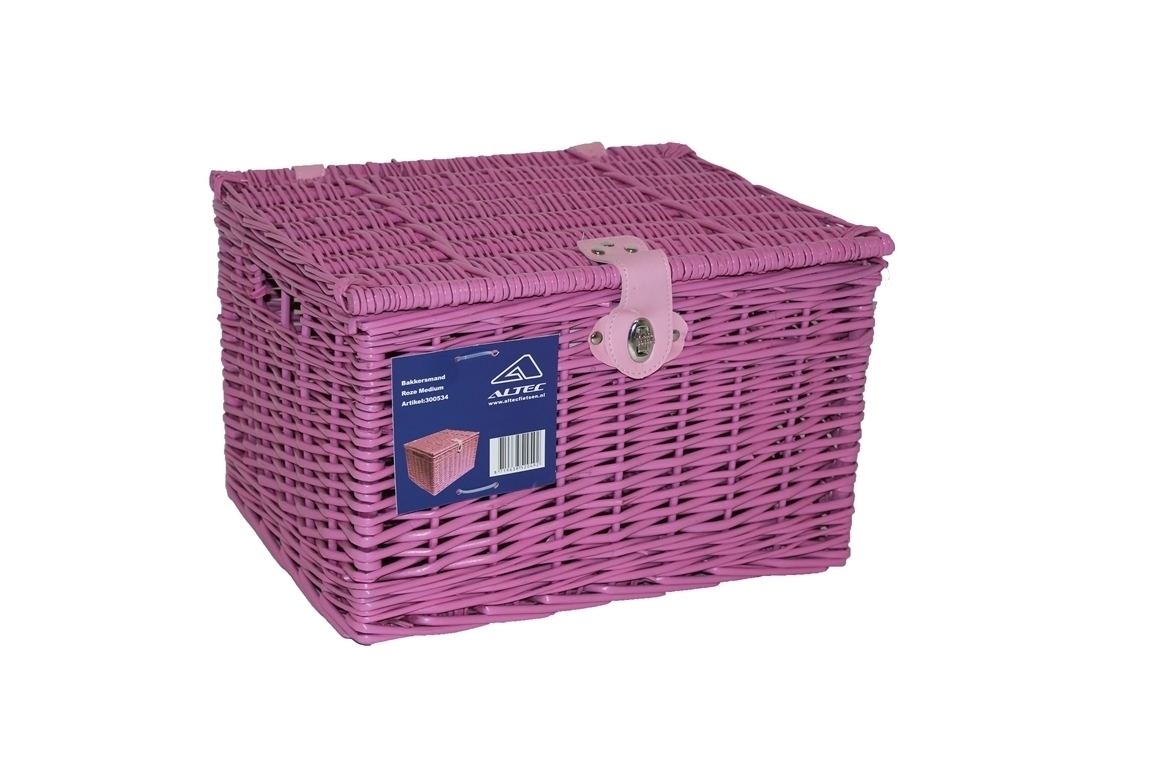 Bakkersmand Roze Medium 41x34x27  *** ACTIE UITVERKOOP ***LAAGSTE PRIJS GARANTIE ***