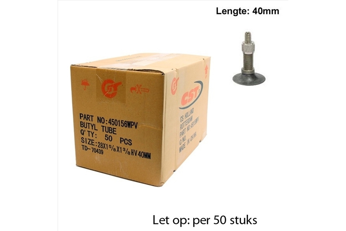 CST Binnenband 28inch HV Werkplaatsverpakking 450146 DOOS 50 stuks *** ACTIE UITVERKOOP ***