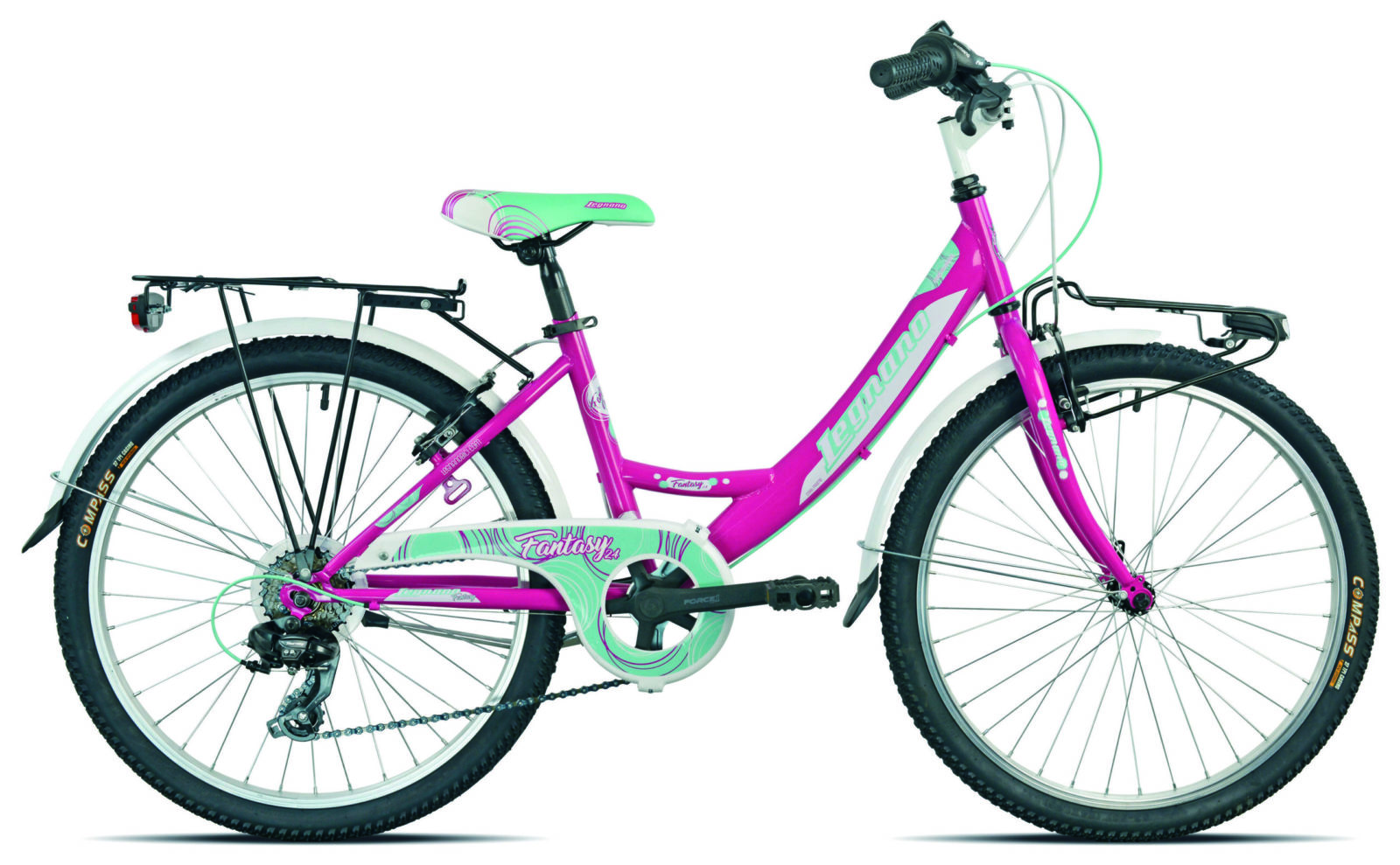 Esperia Fantasy Damesfiets 32 cm 6 Speed Fuchsia