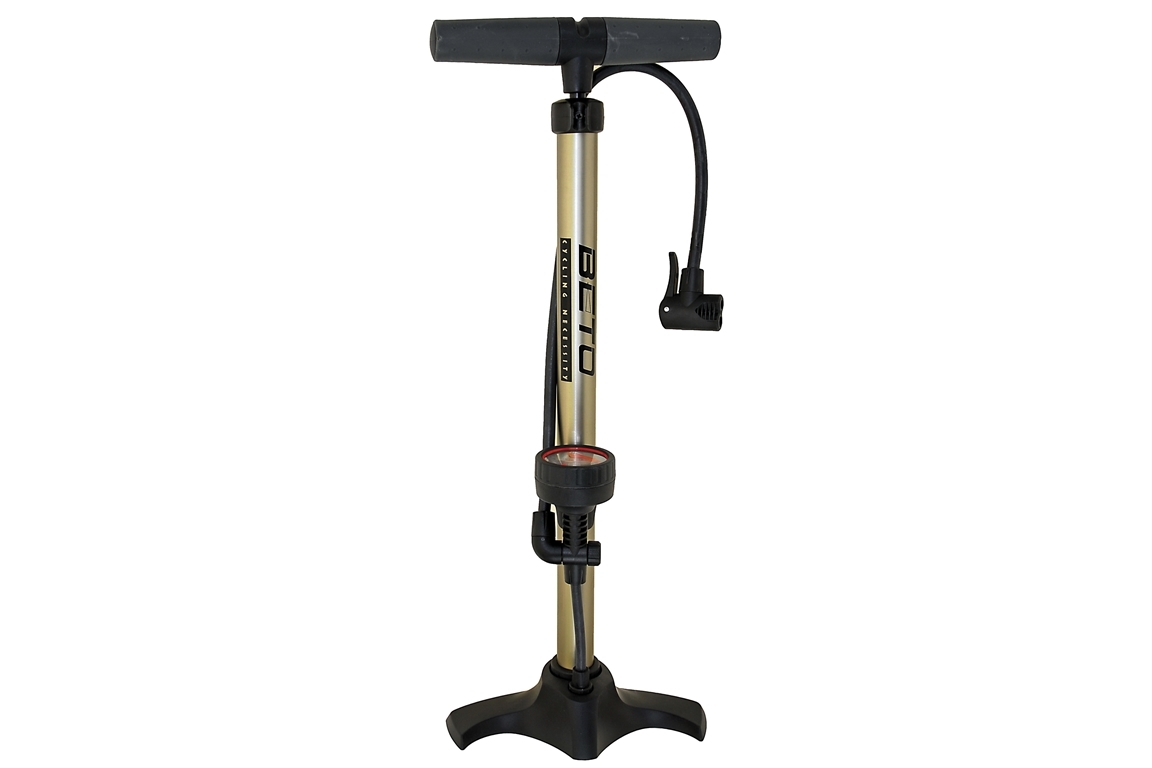 fietspomp beto aluminium 470321 avhvfv 11 bar manometer grijs